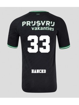 Moški Nogometna dresi replika Feyenoord David Hancko #33 Gostujoči 2024-25 Kratek rokav